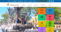 Desktop Screenshot of cathedralcity.gov
