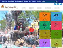 Tablet Screenshot of cathedralcity.gov